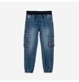 Παντελόνι "DENIM CARGO BLUE"