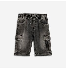 Βερμούδα"SOFT DENIM CARGO BLACK"
