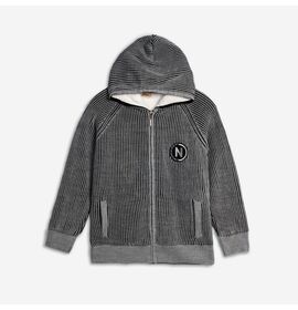 Ζακέτα "GREY BLACK STRIPES"