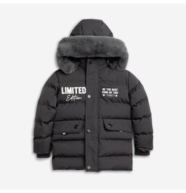 Μπουφάν "LIMITED  GREY"