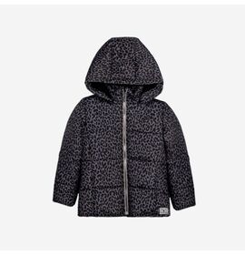 Μπουφάν "BLACK  ANIMAL PRINT"