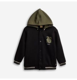 Ζακέτα "BLACK AND OLIVE"