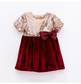 Φόρεμα"SHINY DARK RED"