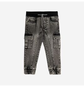 Παντελόνι "BLACK-DENIM CARGO"