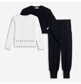 Φόρμα  3τμχ "BLACK&WHITE"