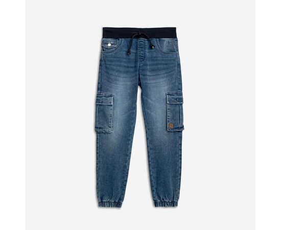 Παντελόνι "DENIM CARGO BLUE"