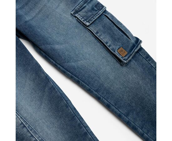 Παντελόνι "DENIM CARGO BLUE"