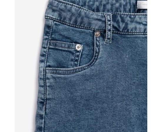 Σορτς"LIGHT BLUE FLOWER DENIM"