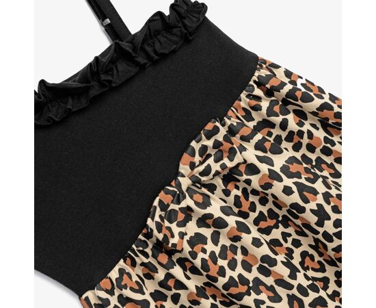Φόρεμα" BLACK ANIMAL PRINT"
