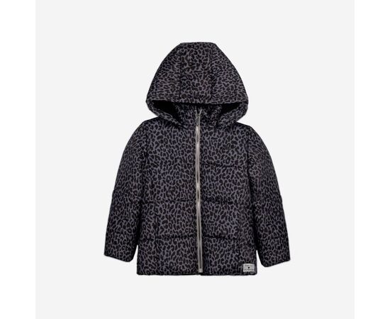 Μπουφάν "BLACK  ANIMAL PRINT"