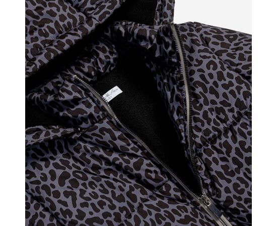 Μπουφάν "BLACK  ANIMAL PRINT"