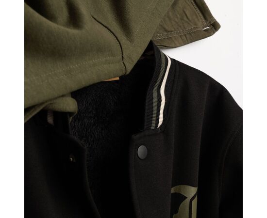 Ζακέτα "BLACK AND OLIVE"