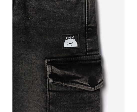 Παντελόνι "BLACK-DENIM CARGO"