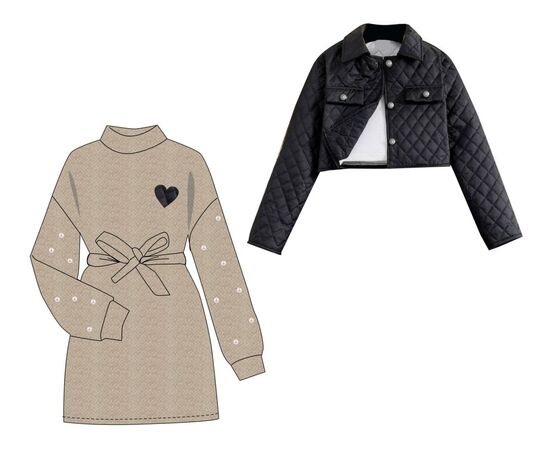 Φόρεμα "DRESS AND JACKET"