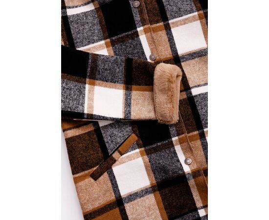 Ζακέτα "CHECKERED BROWN"