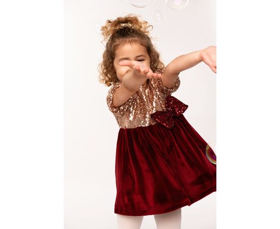 Φόρεμα"SHINY DARK RED"