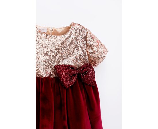Φόρεμα"SHINY DARK RED"