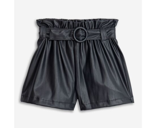 Σορτς "BLACK LEATHERETTE"