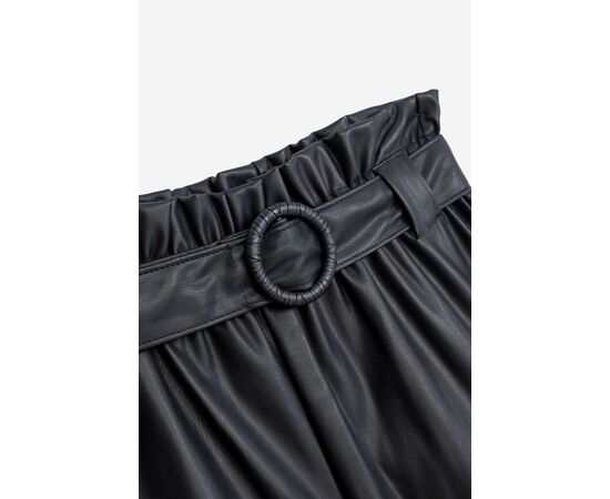 Σορτς "BLACK LEATHERETTE"