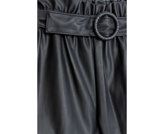 Σορτς "BLACK LEATHERETTE"