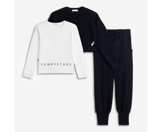 Φόρμα  3τμχ "BLACK&WHITE"
